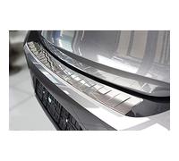 Avisa Stainless Steel Rear bumper protector compatible with Opel Corsa F Edition/Elegance HB 5-doors 2019- 'Ribs' (ex quipment Ultimate)