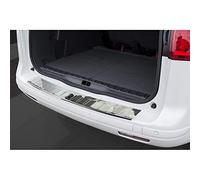 Stainless Steel Rear bumper protector compatible with Peugeot 5008 2009-2016 'Ribs'