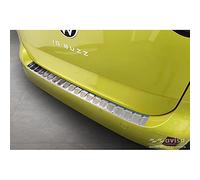 Avisa Stainless Steel Rear bumper protector compatible with Volkswagen ID.Buzz + Cargo 2022- 'Ribs', Silver
