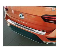 Avisa Stainless Steel Rear bumper protector compatible with Volkswagen T-Roc 2017-2022 & Facelift 2022- incl. Cabrio - 'Ribs'