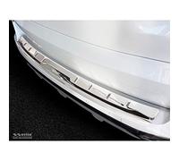 Avisa Stainless Steel Rear bumper protector 'Deluxe' compatible with BMW X5 G05 M-Package 2018- 'Performance' excl. M-Competition Silver Mirror/Black Carbon