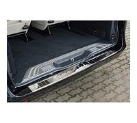 Avisa 2/38004 Chrome Stainless Steel Rear Bumper Protector Compatible with Mercedes Vito/V-Class 2014-'Ribs', Silver