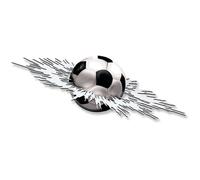 Avisa Sticker Graphic Crashed Football - 24x7x5cm