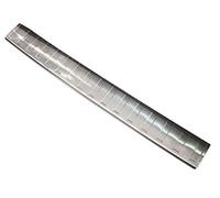 Avisa Viv & Trafic 2/35701 Stainless Steel Rear Bumper Protector 2014 / Talento 2016 'Ribs' (Length 118 cm), Silver