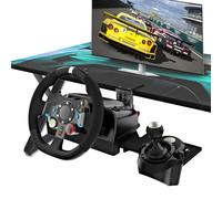 Avisiri 1 Set Desk Mount Clamp for Racing Wheel Stand, Height AdjustableSteering Wheal Stand Compatible with Logitech G25,G27,G29,G920 Gaming Cockpit. Wheel, shifter, NOT included