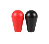 Avisiri 2X Arcade Joystick's Oval Balltop, Arcade Ellipse Topball Handle use for 2 Player Arcade Joystick DIY Kit Sanwa Joystick MAME Jamma Part (Red & Black)