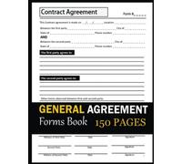 AvisSellers General Agreement Forms Book: (150 Pages) Contract Form Book For Professional Use Only. Contractor Agreement Forms and Instruction Book.