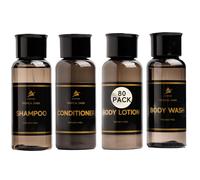 Avistar - 80 Piece Hotel Guest Soap Set for Bathroom, AirBnB Travel Size Toiletries Set, Hotel Guest Supplies