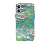 Avistinz Compatible with iPhone 16 case, Water Lilies Monet Nature Landscape Green Floral Soft TPU Thin Case