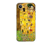 Avistinz Compatible with iPhone 17 Pro Max Case, The Kiss by Klimt Gustav Romantic Love Couple Phone Case, Yellow Aesthetic Shockproof Phone Case