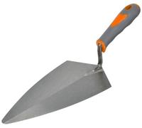 AVit AV04021 Broad Heel Brick Trowel, Silver/Grey/Orange