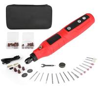 Avitec 121007 Cordless Mini Rotary Tool Kit - 5-Speed, 60 Accessories, 3.7V 2000mAh, 18,000 RPM, USB Rechargeable - For Sanding, Engraving, Polishing & Pet Nail Care