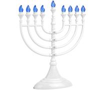 Aviv Judaica LED Battery Operated Menorah