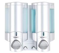 Aviva Better Living Two Chamber Dispenser, Satin