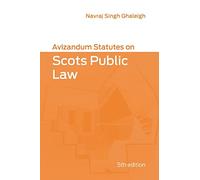 Avizandum Statutes on Scots Public Law