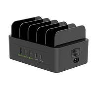 Avizar 100W Charging Station Smartphone and Tablet 3 USB and 2 USB-C Ventilation