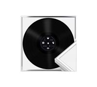 Avizar 12.5" Aluminium Wall-Mounted 33-RPM Vinyl Display Frame, Silver