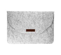 Avizar 15“ Laptop Sleeve Cover Case Felt Interior Soft Touch, Grey