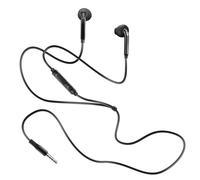 Avizar 3.5 mm wired headphones with built-in microphone, Black