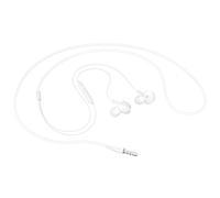 Avizar 3.5 mm wired headphones with integrated control buttons, White