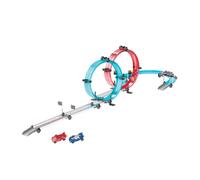 Avizar 316cm Buildable Race Track with 2 Friction Cars and Loops, Multicolor