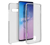 Avizar 360 Case for Galaxy S10 Flexible Front & Rigid Back, Transparent