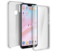 Avizar 360 Case for Huawei P20 Lite Flexible Front & Rigid Back, Transparent