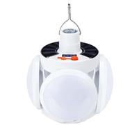 Avizar 3W LED Lamp Indoor/Outdoor USB and Solar Rechargeable, White