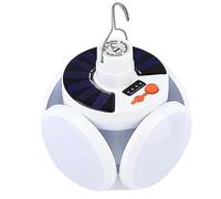 Avizar 3W SMD LED Lamp with Football Design USB Rechargeable / Solar, White