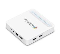 Avizar Android 14 TV Box Multimedia Gateway 8K UHD 4GB 128GB Wi-Fi 6, White