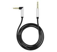 Avizar Audio Cable Jack 3.5 mm Male-Male Aux 90 ° Angled Tip, 1m