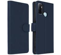 Avizar Back Cover for Oppo A53 /A53s full Cover with Stand function, Night blue