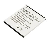 Avizar Battery for Moto C Plus 3.8V 2850mAh 10.8Wh, White