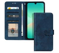 Avizar Butterfly Case for Galaxy A26 Wallet and Video Holder, Blue