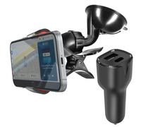 Avizar Car accessory package with USB-C car power supply and suction cup mount