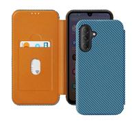 Avizar Carbon Case for Galaxy A26 Anti-RFID Card Holder, Blue