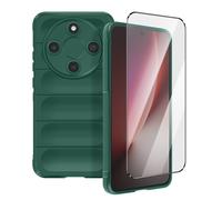 Avizar Case and Tempered Glass for Honor Magic 8 Lite Soft Reinforced Shockproof