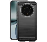 Avizar Case for 14 Pro Silicone Design Brushed Carbon
