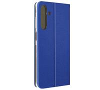 Avizar Case for A25 5G Fabric Card Holder Stand Sensitive Series, Blue