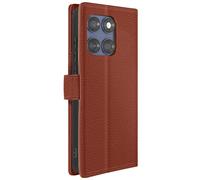 Avizar Case for Edge 60 Fusion Wallet Magnetic Stripe, Brown