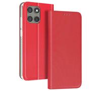 Avizar Case for Edge 60 Pro Textured Striated with Card Holder, Red