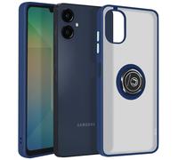 Avizar Case for Galaxy A06 Metal Ring Video Support, Night blue