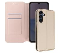 Avizar Case for Galaxy A16 Clapet Card Holder and Video Holder, Gold