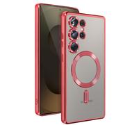 Avizar case for Galaxy S25 Ultra in silicone with chrome trim