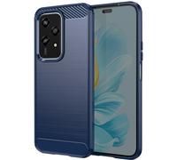 Avizar Case for Honor 200 Lite Silicone Design Brushed Effect, Night blue