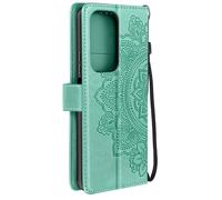 Avizar Case for Honor 200 Lite Wallet Holder with Hand Strap, Pale Green