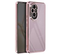 Avizar Case for Honor 200 Pro Transparent Back Contour Chrome Effect