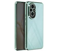 Avizar Case for Honor 200 Pro Transparent Back Contour Chrome effect, Pale Green
