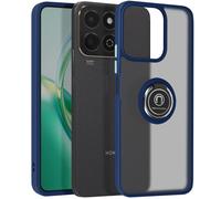 Avizar Case for Honor 200 Smart Metal Ring Video Holder, Night blue