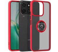 Avizar Case for Honor 200 Smart Metal Ring Video Support, Red